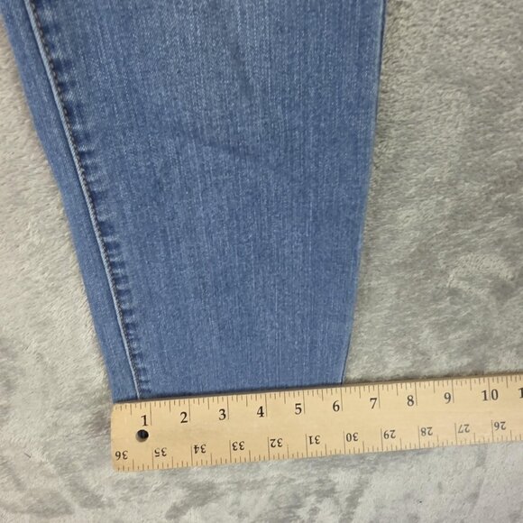 Levis Overalls Youth Size 14 Blue Denim Adjustable Straps Straight Leg Jeans - Picture 9 of 13